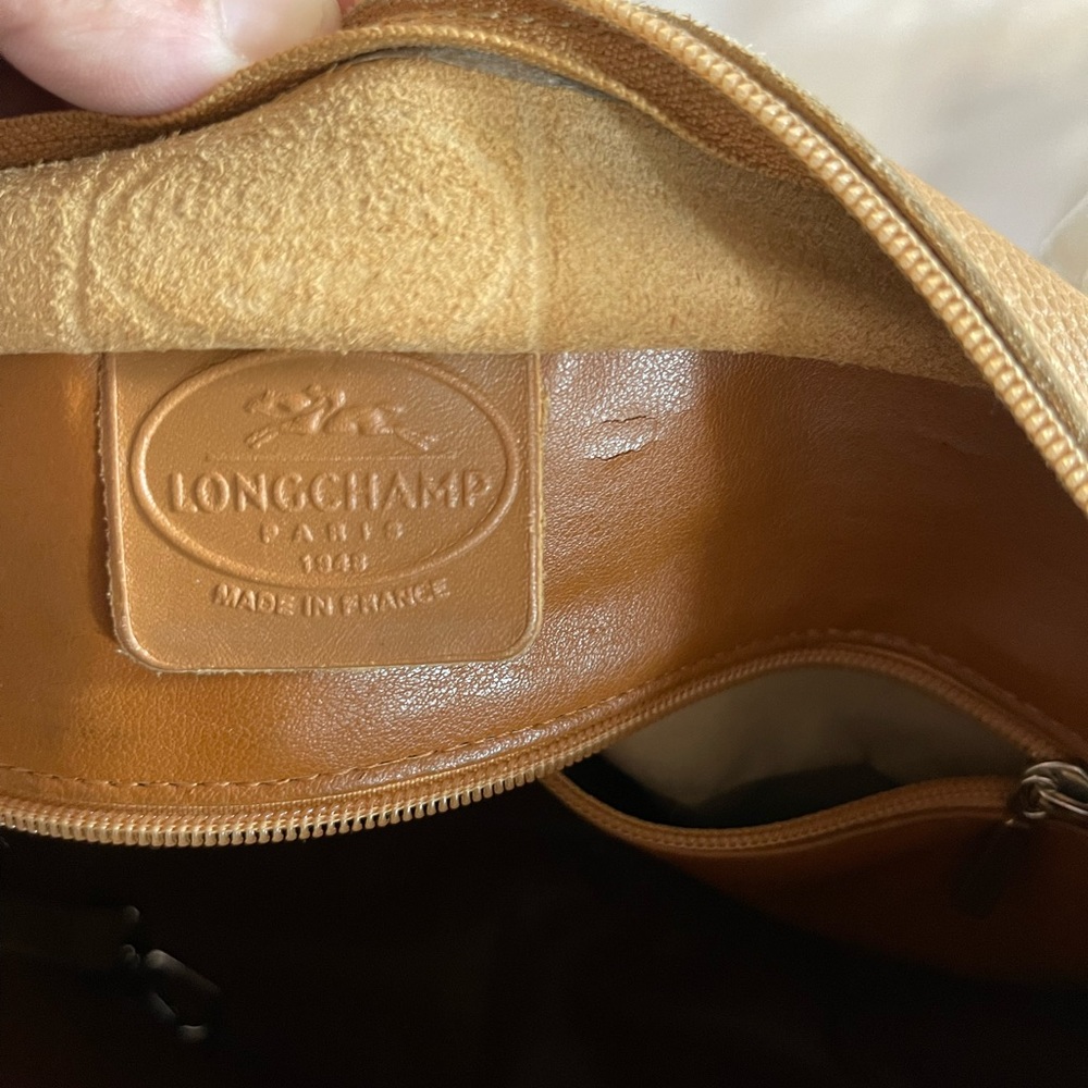 EUC Made in France Longchamp Genuine Leather Crossover